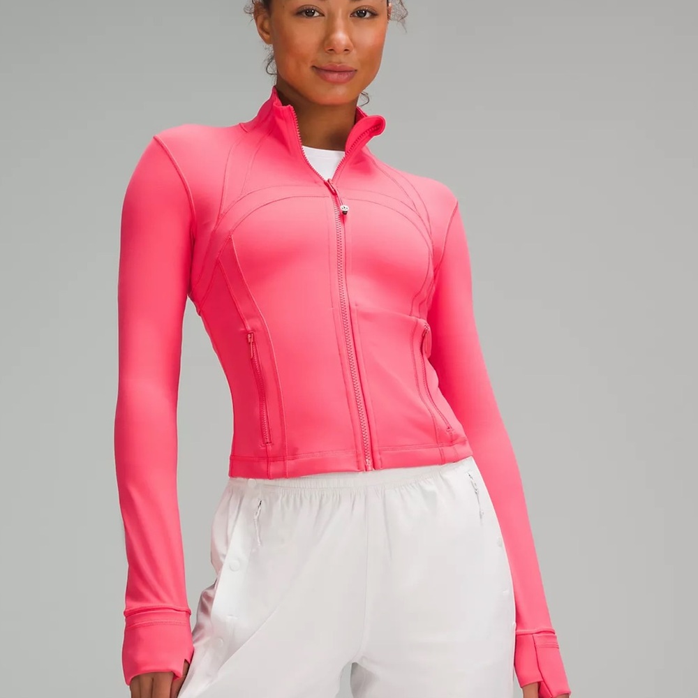 LuluLemon Glaze Pink Cropped Define Jacket